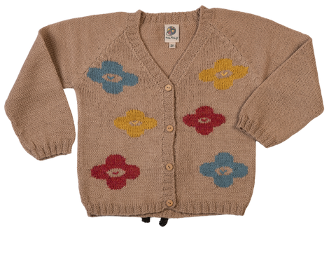 NW702 LITTLE WHITE LAMB WITH FLOWERS