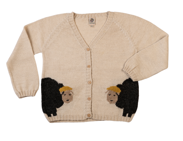 NW705 WHITE PEEK-A-BOO CARDIGAN